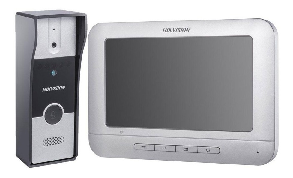 Hikvision DS-KV1101-ME2/Surface - Videoportero 2 hilos analógico, Cámara 2  Mpx