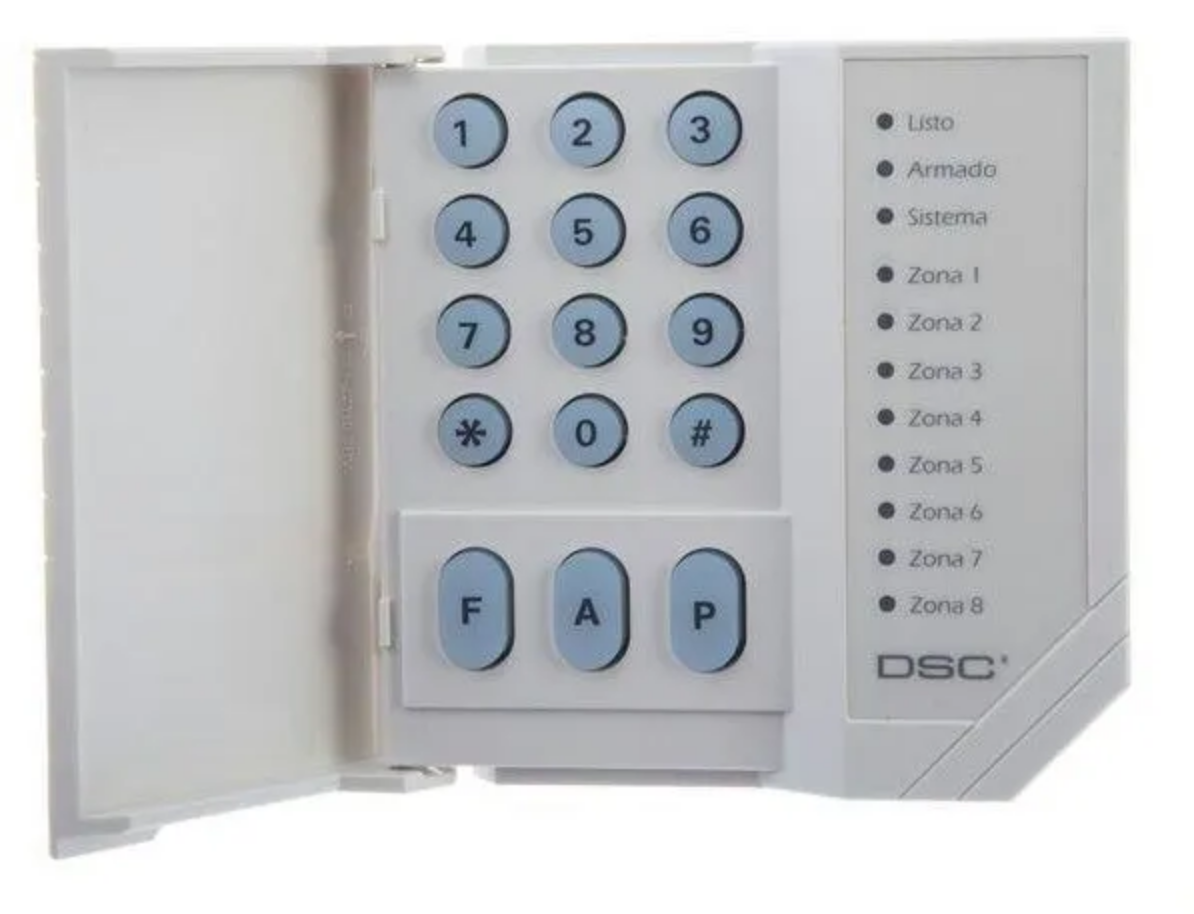 PANEL DE ALARMA DSC 4-8 ZONAS - INCLUYE: TECLADO Y CAJA | MACROQUIL
