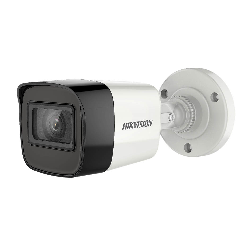 CAMARA BALA HD 8MP 4K | LENTE FIJO 2.8mm 30m IR WDR | IP67 METALICA