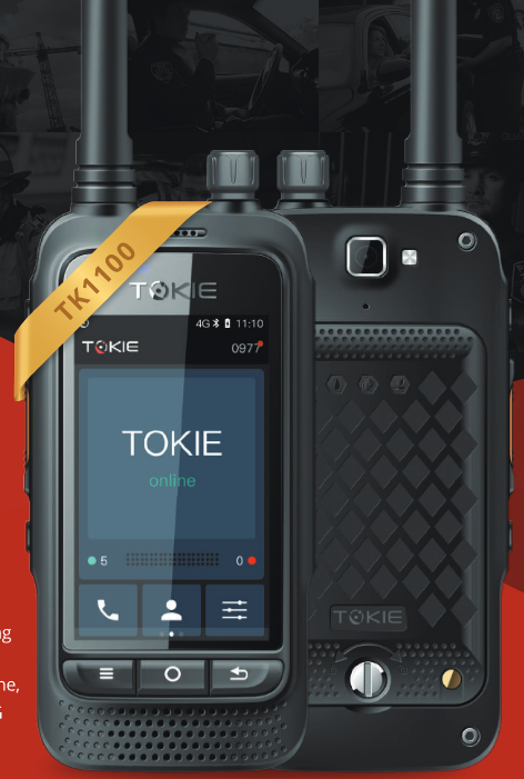 WALKIE TALKIE WIFI 2G/3G/4G | DUAL DMR y LTE | UHF 400-470MHz | ALTAVOZ EXTERNO IP67 