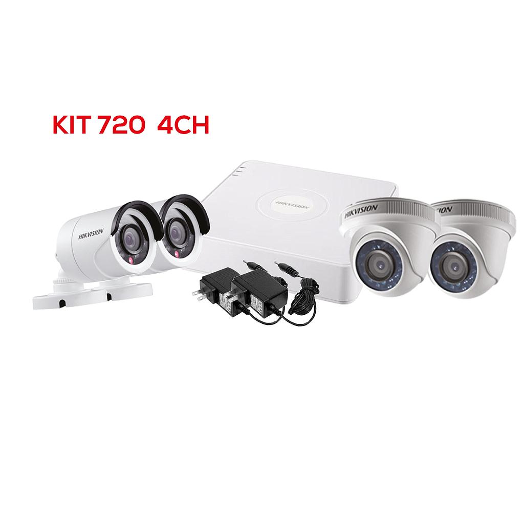 KIT CCTV ANÁLOGO 720P | 4CH