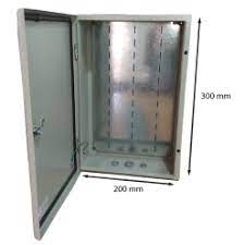 GABINETE METALICO  SERVICIO PESADO (300x200x150) USO EXTERIOR IP64 IK10 EN ACERO - BEIGE  
