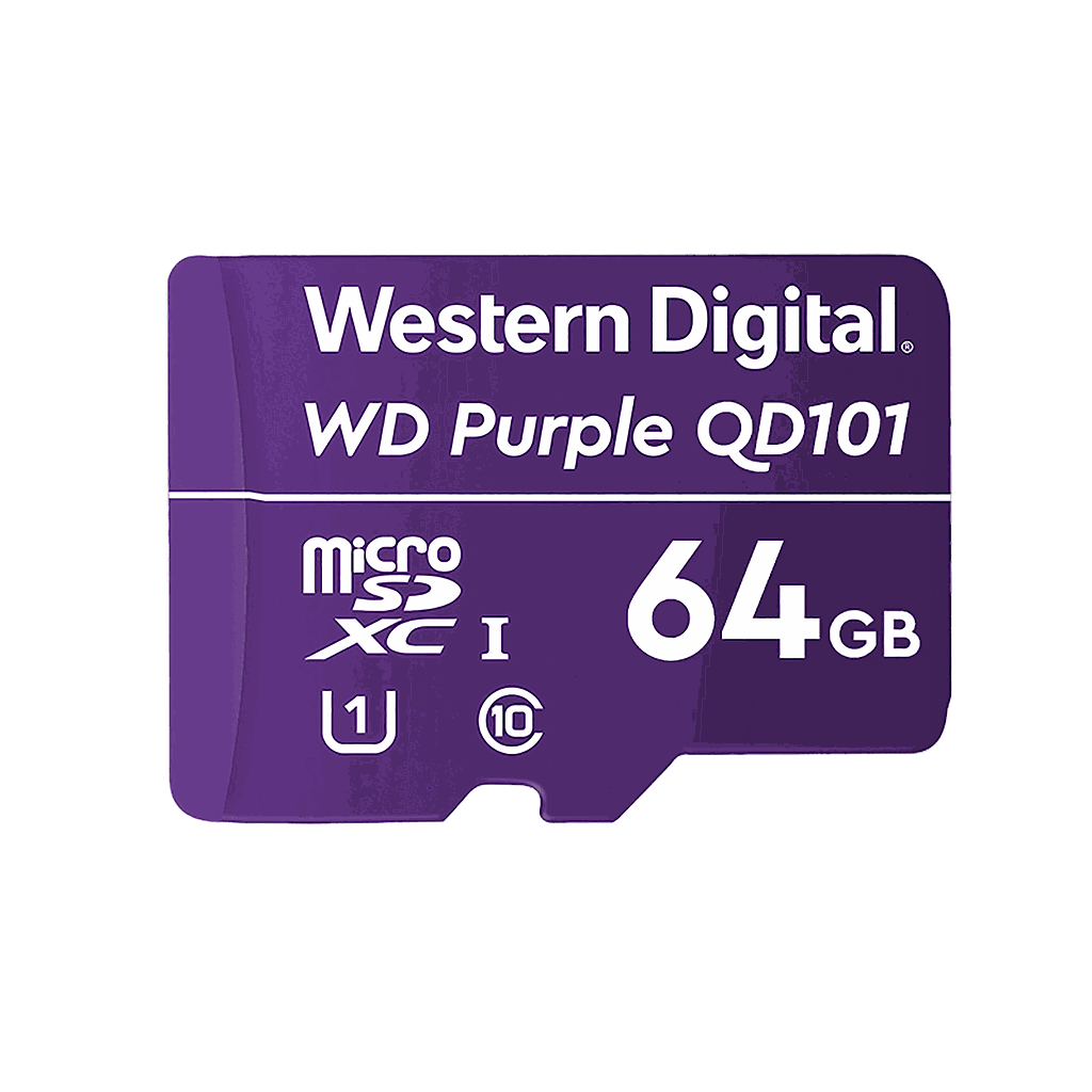 MICRO SD WD PURPLE 64GB CLASS 10 