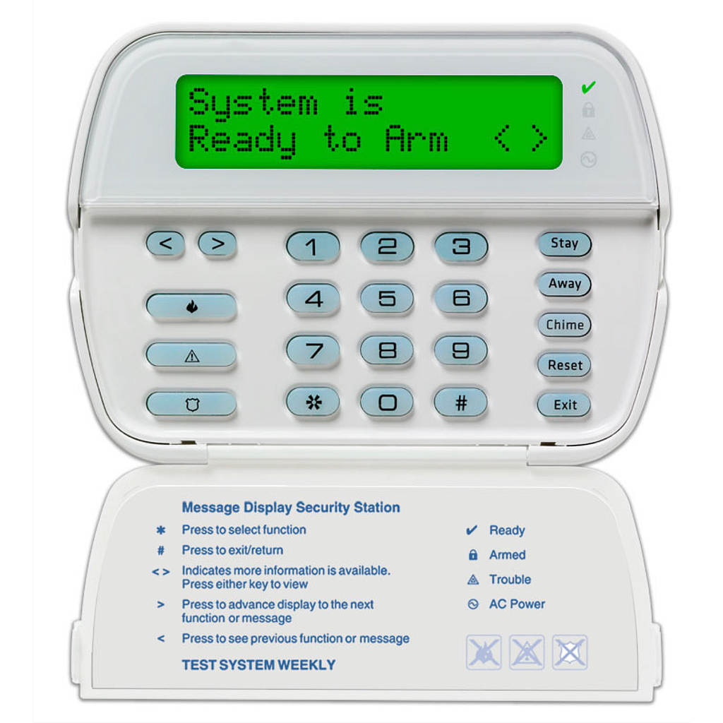 TECLADO ALFANUMERICO PARA PANEL DE ALARMA DSC