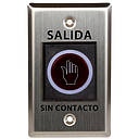 BOTON DE SALIDA NO TOUCH PLACA METALICA N.A