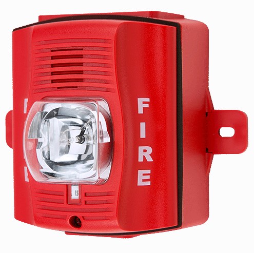 SIRENA CON LUZ ESTROBO CON FLASH EXTERIOR 24V